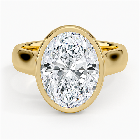 Luna 4mm Bezel Ring