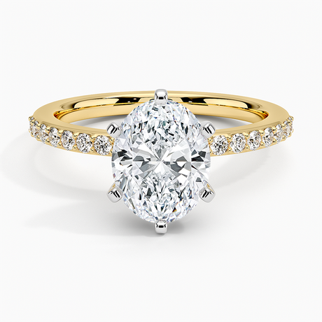 Six Prong Petite Shared Prong Diamond Ring (1/5 ct. tw.)
