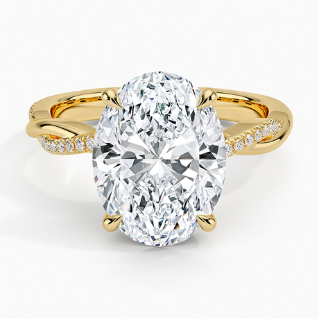 Petite Twisted Vine Diamond Ring (1/8 ct. tw.)