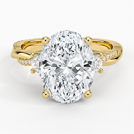 Petite Twisted Vine Three Stone Diamond Ring (2/5 ct. tw.)