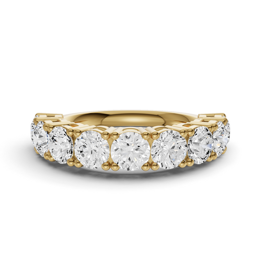 LG RD Nine Stone Ring With Basket Setting