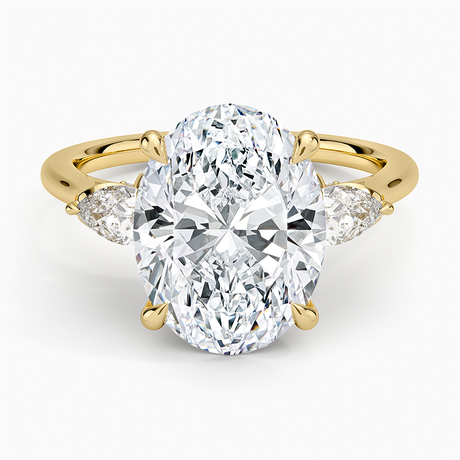 Petal Pear Three Stone Diamond Ring (1/2 ct. tw.)