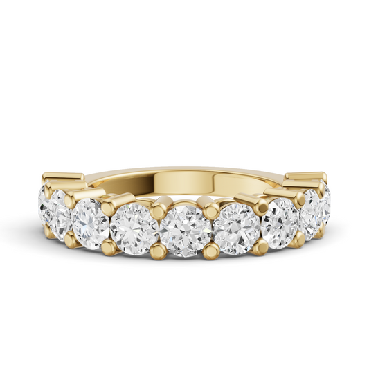 LG RD Nine Stone Rings - Share Prong Settings