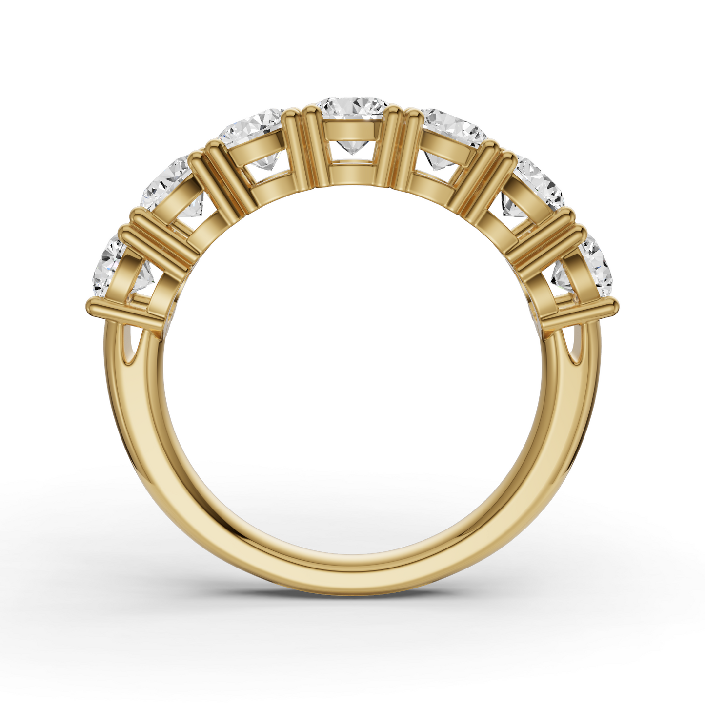 LG RD Seven Stone Ring With Basket Setting
