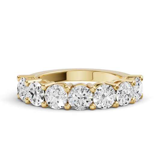LG RD Seven Stone Rings - Share Prong Settings