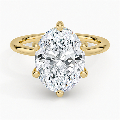 Sydney Perfect Fit Hidden Halo Six-Prong Diamond Ring