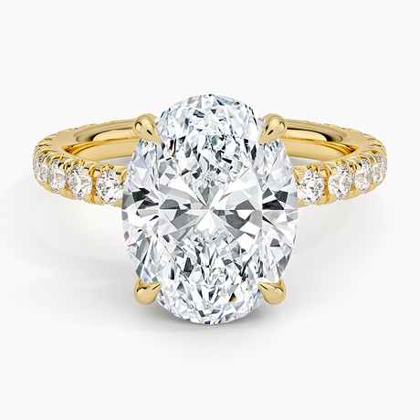 Olympia Three-Quarter Coverage Diamond Ring