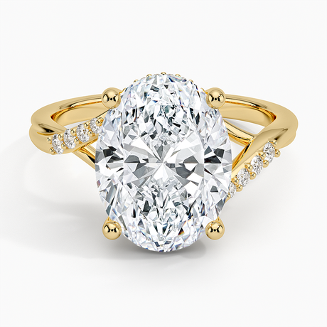 Chamise Hidden Halo Diamond Ring