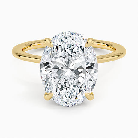 Petite Secret Halo Diamond Ring