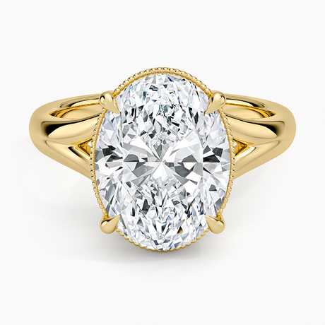 Cora Split Shank Solitaire Ring