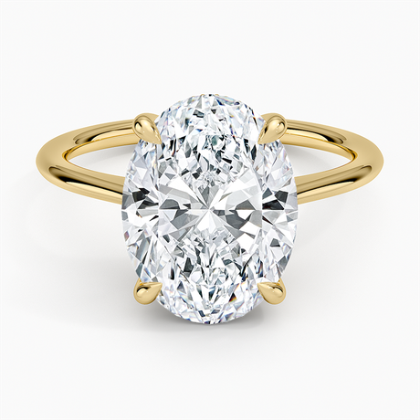 Elle Hidden Halo Diamond Ring