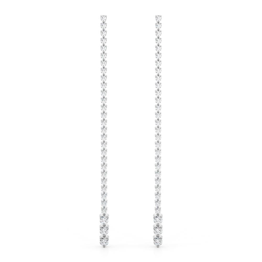 Lab Diamond Drop Earrings