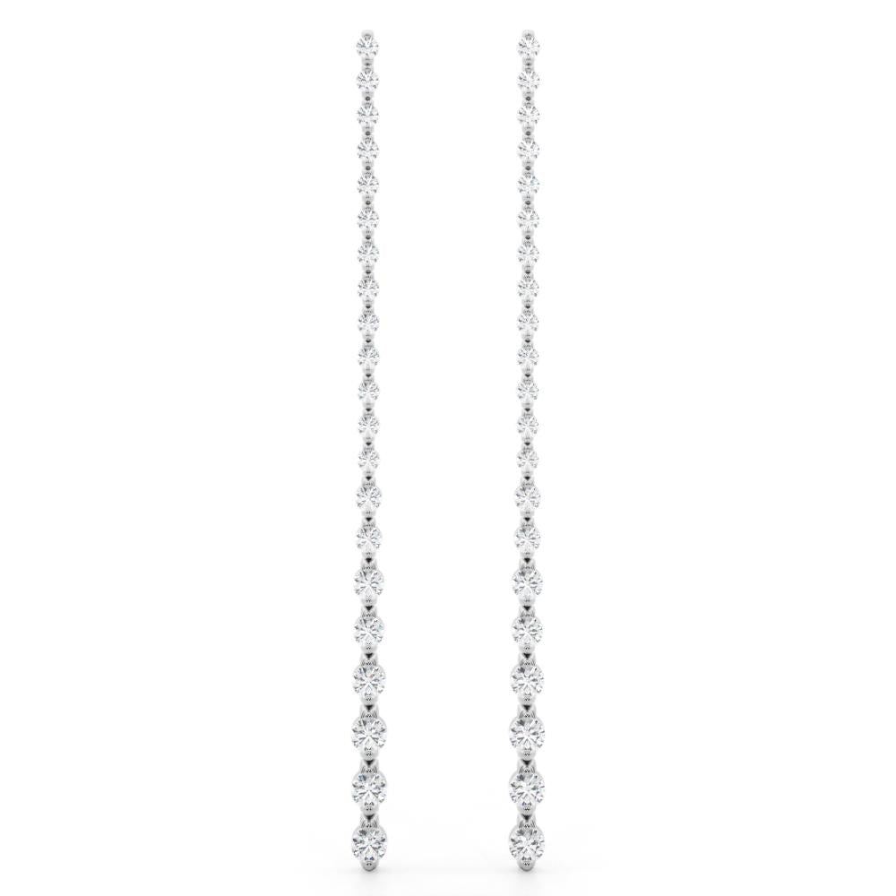 Lab Diamond Gradient Drop Earrings