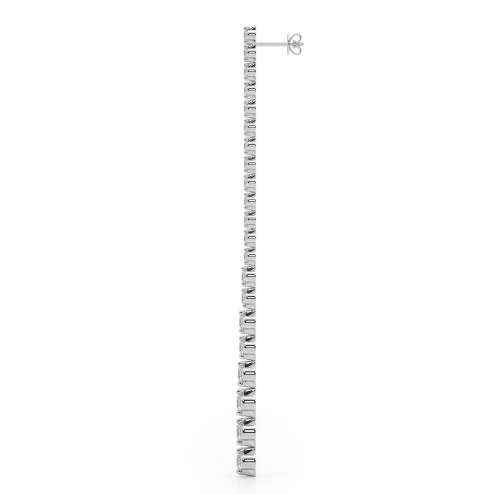 Lab Diamond Gradient Drop Earrings