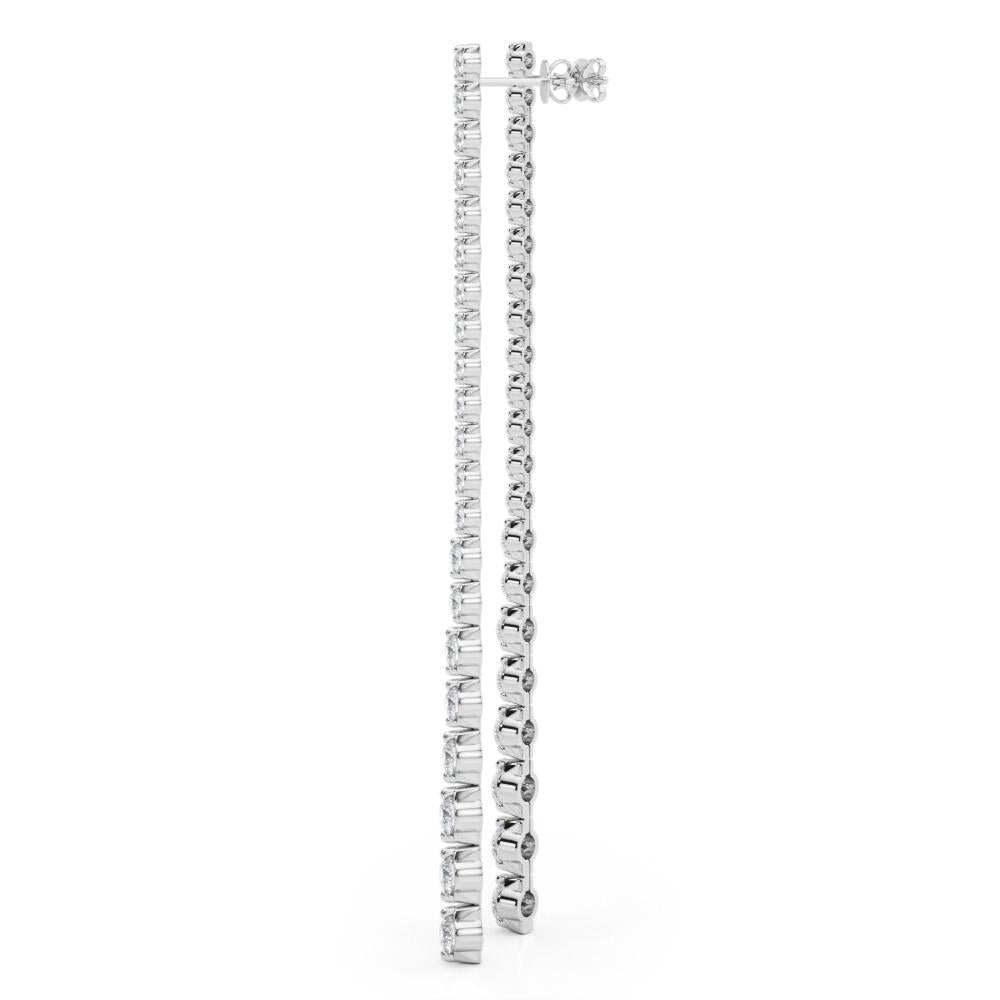 Lab Diamond Gradient Drop Earrings
