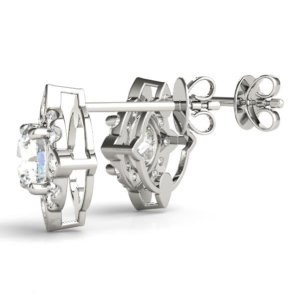Lab Grown Diamond Halo Studs