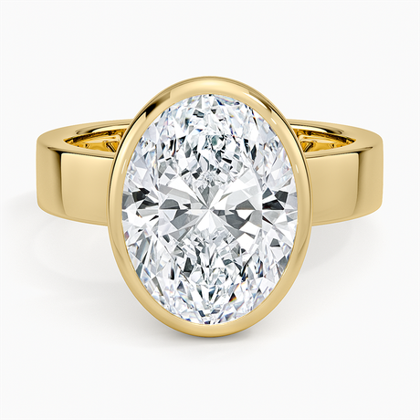 Peyton Bezel Diamond Solitaire Ring