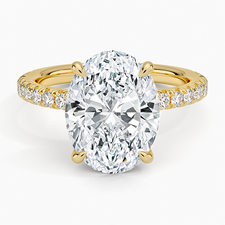 Amelie Three-Quarter Coverage Diamond Ring