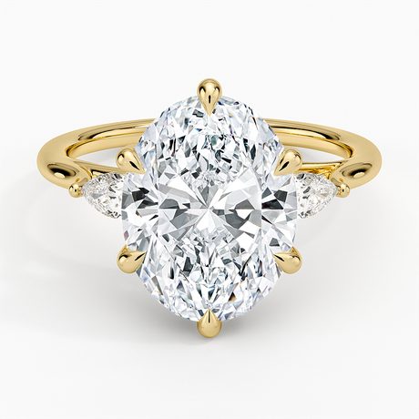 Delilah Three Stone Pear Diamond Ring (1/5 ct. tw.)