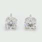 2 Ct Diamond Earrings, 14Kt Gold Lab Grown Diamond Earrings, Gold Diamond Earrings, Diamond Studs