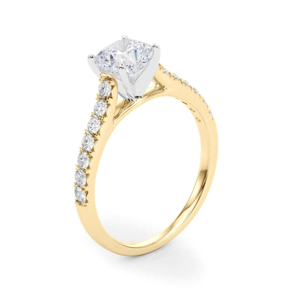 shop-Cushion-cut-lab-grown-Diamond-engagement-ring-2023-yellow-gold