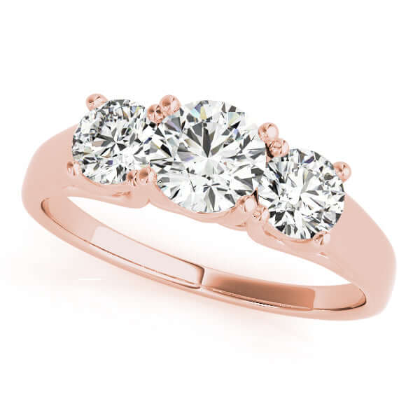 3 Stone Diamond Engagement Rings