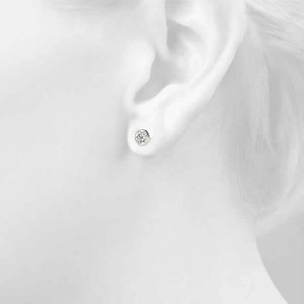 Lab-grown-Diamond-Stud-Earring-bezel-setting-revival-diamonds-earrings