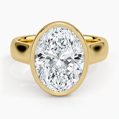Luna 4mm Bezel Ring