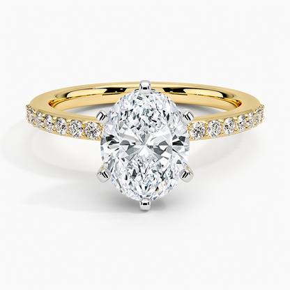 Six Prong Petite Shared Prong Diamond Ring (1/5 ct. tw.)
