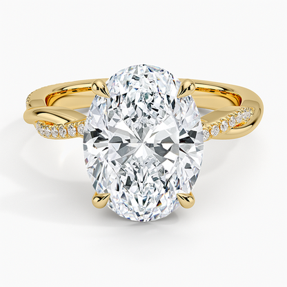 Petite Twisted Vine Diamond Ring (1/8 ct. tw.)