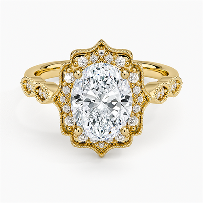 Cadenza Halo Diamond Ring