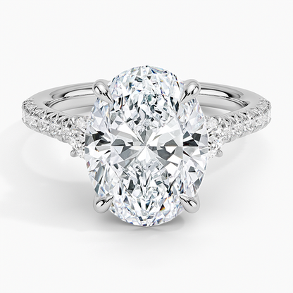 Amelie Three Stone Diamond Ring