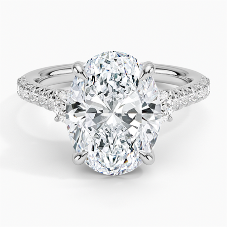 Amelie Three Stone Diamond Ring