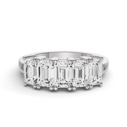 LG EM - Five Stone Basket Setting Ring