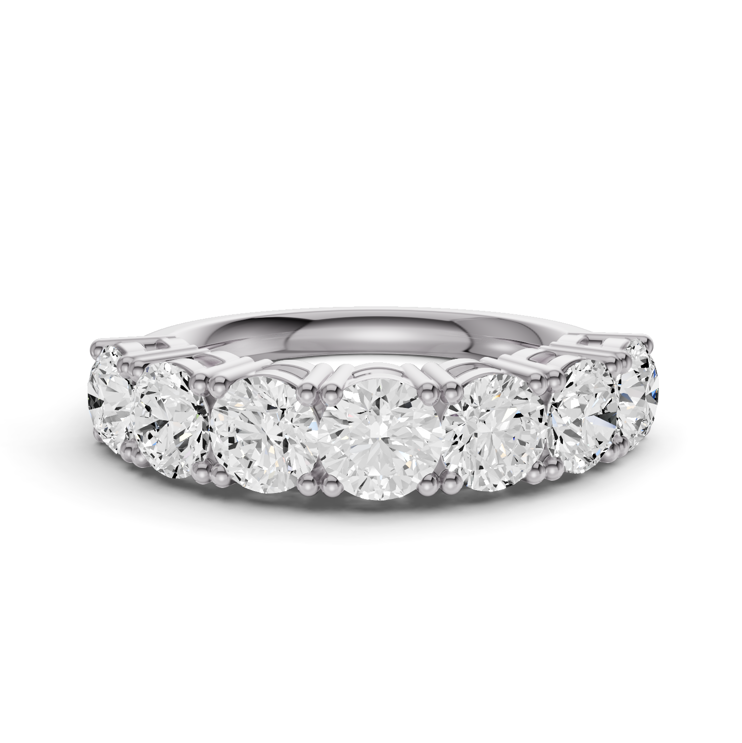 LG RD Seven Stone Ring With Basket Setting