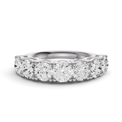 LG RD Seven Stone Ring With Basket Setting