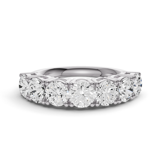 LG RD Seven Stone Ring With Basket Setting