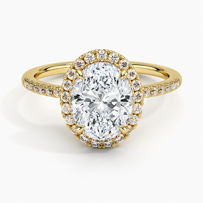 Cambria Halo Diamond Ring