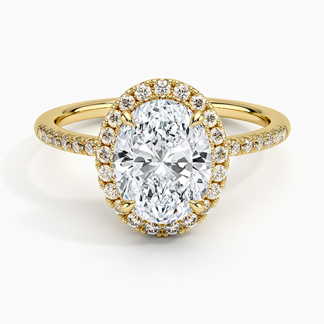 Cambria Halo Diamond Ring