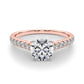 2 Carat Round Lab Grown Diamond Engagement Ring