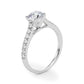 2 Carat Round Lab Grown Diamond Engagement Ring