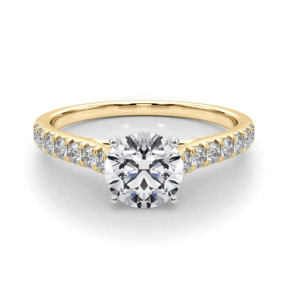 2 carat Round Diamond Engagement Ring