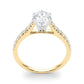  2 Carat Pear Shape and Round Lab Grown Diamond