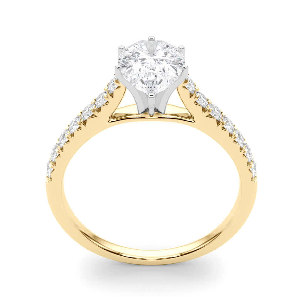  2 Carat Pear Shape and Round Lab Grown Diamond