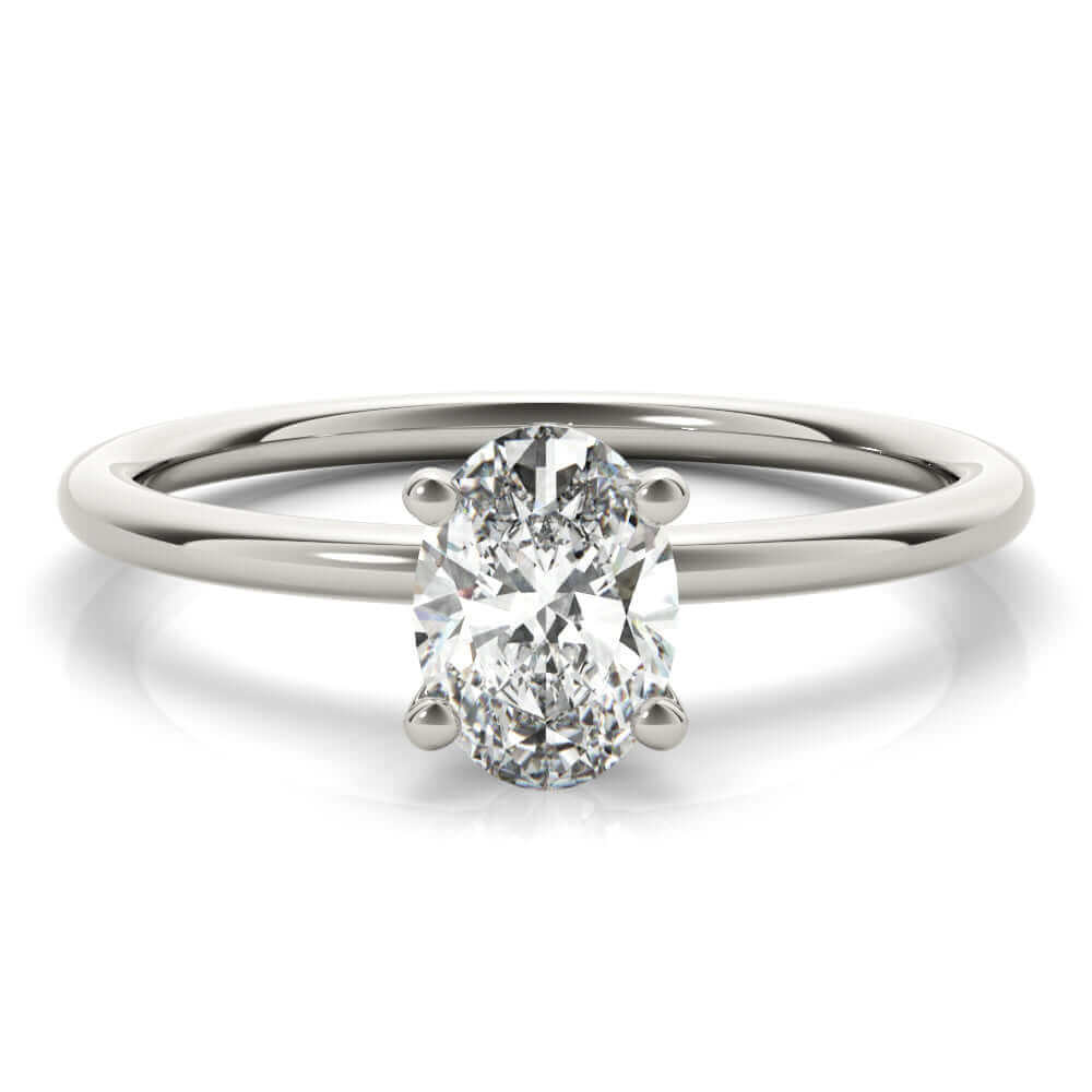 Solitaire Oval Lab Grown Diamond