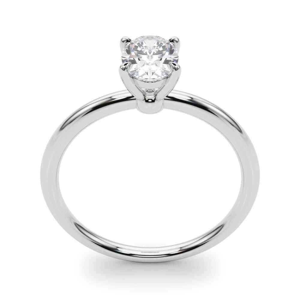 Solitaire Oval Lab Grown Diamond