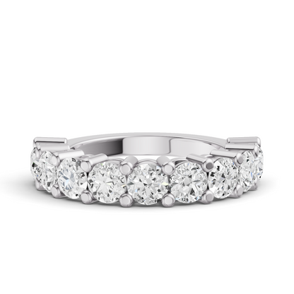 LG RD Nine Stone Rings - Share Prong Settings