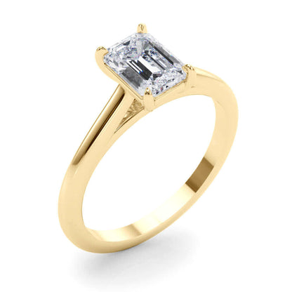 3 Carat Emerald Cut Diamond Engagement Ring