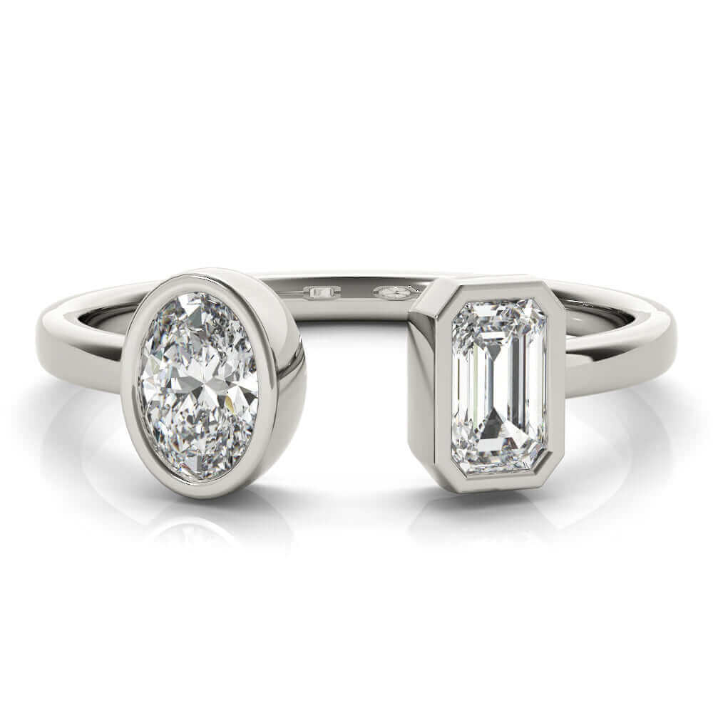 Oval and Emerald Cut Lab Grown Diamond