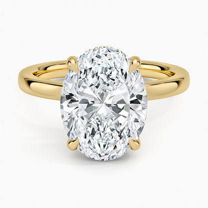 Audrey Perfect Fit Hidden Halo 2mm Diamond Ring